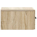 vidaXL Fali éjjeli szekrény 2 pcs Sonoma Tölgy 34,5 x 33 x 20 cm