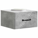 vidaXL Fali éjjeli szekrény Betonszürke 34,5 x 33 x 20 cm Szerelt Fa