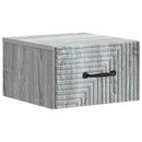 vidaXL Fali éjjeli szekrény 2 pcs Szürke Sonoma 34,5 x 33 x 20 cm