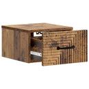 vidaXL Fali éjjeli szekrény Antik Fa 34,5 x 33 x 20 cm Szerelt Fa