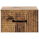 vidaXL Fali éjjeli szekrény Antik Fa 34,5 x 33 x 20 cm Szerelt Fa