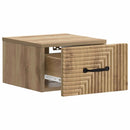 vidaXL Fali éjjeli szekrény 2 pcs Kézműves Tölgy 34,5 x 33 x 20 cm