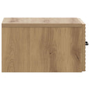 vidaXL Fali éjjeli szekrény 2 pcs Kézműves Tölgy 34,5 x 33 x 20 cm