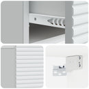 vidaXL Fali éjjeli szekrény 2 db Fehér 49 x 34,5 x 20 cm Szerelt Fa