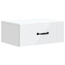 vidaXL Fali éjjeli szekrény 2 db Fehér 49 x 34,5 x 20 cm Szerelt Fa