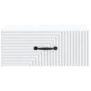 vidaXL Fali éjjeli szekrény 2 db Fehér 49 x 34,5 x 20 cm Szerelt Fa