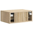 vidaXL Fali éjjeli szekrény 2 pcs Sonoma Tölgy 49 x 34,5 x 20 cm