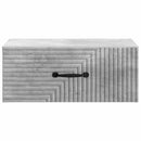 vidaXL Fali éjjeli szekrény 2 pcs Betonszürke 49 x 34,5 x 20 cm