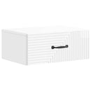 vidaXL Fali éjjeli szekrény 2 pcs Magasfényű Fehér 49 x 34,5 x 20 cm