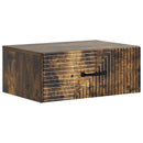 vidaXL Fali éjjeli szekrény 2 pcs Füstös Tölgy 49 x 34,5 x 20 cm