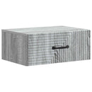 vidaXL Fali éjjeli szekrény 2 db Szürke Sonoma 49 x 34,5 x 20 cm