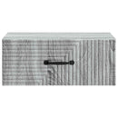 vidaXL Fali éjjeli szekrény 2 db Szürke Sonoma 49 x 34,5 x 20 cm