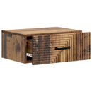 vidaXL Fali éjjeli szekrény Antik Fa 49 x 34,5 x 20 cm Szerelt Fa