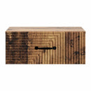 vidaXL Fali éjjeli szekrény Antik Fa 49 x 34,5 x 20 cm Szerelt Fa