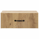 vidaXL Fali éjjeli szekrény 2 pcs Kézműves Tölgy 49 x 34,5 x 20 cm