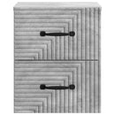 vidaXL Fali éjjeli szekrény 2 pcs Betonszürke 34,5 x 33 x 40 cm