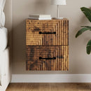 vidaXL Fali éjjeli szekrény Antik Fa 34,5 x 33 x 40 cm Szerelt Fa