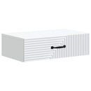 vidaXL Fali oldaltábla Fehér 59 x 34,5 x 17 cm Szerelt Fa