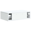 vidaXL Fali oldaltábla Fehér 59 x 34,5 x 17 cm Szerelt Fa