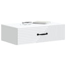 vidaXL Fali oldaltábla Fehér 59 x 34,5 x 17 cm Szerelt Fa