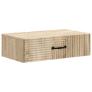 vidaXL Fali oldaltábla Sonoma Tölgy 59 x 34,5 x 17 cm Szerelt Fa