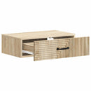 vidaXL Fali oldaltábla Sonoma Tölgy 59 x 34,5 x 17 cm Szerelt Fa
