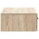 vidaXL Fali oldaltábla Sonoma Tölgy 59 x 34,5 x 17 cm Szerelt Fa