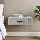 vidaXL Fali oldaltábla Betonszürke 59 x 34,5 x 17 cm Szerelt Fa