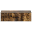 vidaXL Fali oldaltábla Füstös Tölgy 59 x 34,5 x 17 cm Szerelt Fa