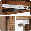 vidaXL Fali oldaltábla Antik Fa 59 x 34,5 x 17 cm Szerelt Fa