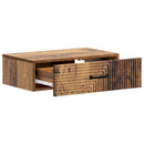 vidaXL Fali oldaltábla Antik Fa 59 x 34,5 x 17 cm Szerelt Fa