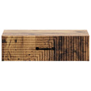 vidaXL Fali oldaltábla Antik Fa 59 x 34,5 x 17 cm Szerelt Fa