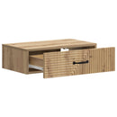 vidaXL Fali oldaltábla Kézműves Tölgy 59 x 34,5 x 17 cm Szerelt Fa