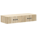 vidaXL Fali oldaltábla Sonoma Tölgy 87,5 x 34,5 x 17 cm Szerelt Fa