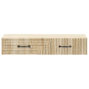 vidaXL Fali oldaltábla Sonoma Tölgy 87,5 x 34,5 x 17 cm Szerelt Fa
