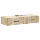 vidaXL Fali oldaltábla Sonoma Tölgy 87,5 x 34,5 x 17 cm Szerelt Fa