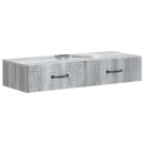 vidaXL Fali oldaltábla Szürke Sonoma 87,5 x 34,5 x 17 cm Szerelt Fa