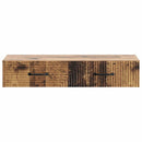 vidaXL Fali oldaltábla Antik Fa 87,5 x 34,5 x 17 cm Szerelt Fa