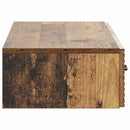 vidaXL Fali oldaltábla Antik Fa 87,5 x 34,5 x 17 cm Szerelt Fa