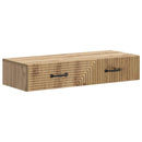 vidaXL Fali oldaltábla Kézműves Tölgy 87,5 x 34,5 x 17 cm Szerelt Fa