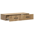 vidaXL Fali oldaltábla Kézműves Tölgy 87,5 x 34,5 x 17 cm Szerelt Fa