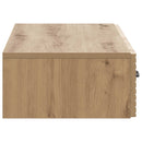 vidaXL Fali oldaltábla Kézműves Tölgy 87,5 x 34,5 x 17 cm Szerelt Fa