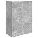 vidaXL Fali szekrény Betonszürke 66 x 34,5 x 90 cm Szerelt Fa