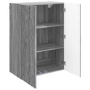 vidaXL Fali szekrény Szürke Sonoma 66 x 34,5 x 90 cm Szerelt Fa