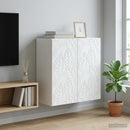 vidaXL Fali szekrény Fehér 59 x 31 x 60 cm Szerelt Fa
