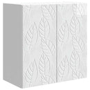 vidaXL Fali szekrény Magasfényű Fehér 59 x 31 x 60 cm Szerelt Fa