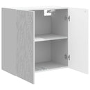 vidaXL Fali szekrény Magasfényű Fehér 59 x 31 x 60 cm Szerelt Fa