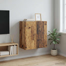 vidaXL Fali szekrény Antik Fa 59 x 31 x 60 cm Szerelt Fa