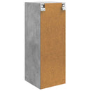 vidaXL Fali szekrény Betonszürke 33 x 34,5 x 90 cm Szerelt Fa