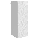 vidaXL Fali szekrény Magasfényű Fehér 33 x 34,5 x 90 cm Szerelt Fa